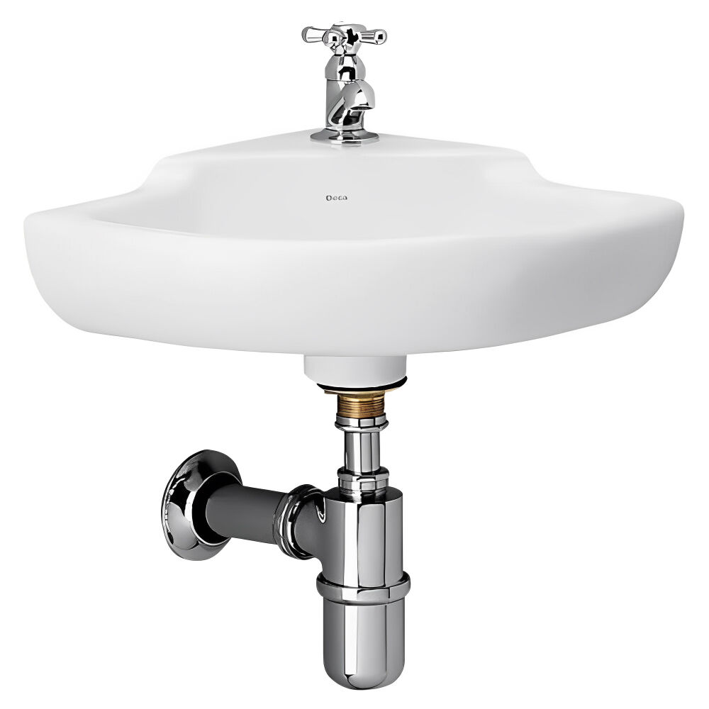 Lavatório de Canto Suspenso Izy Branco Deca