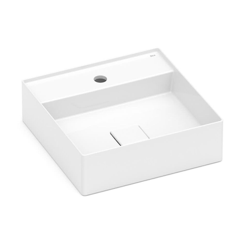 Cuba de Apoio Terra T9 Quadrada 40x40cm Branca Roca