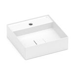 Cuba de Apoio Terra T9 Quadrada 40x40cm Branca Roca