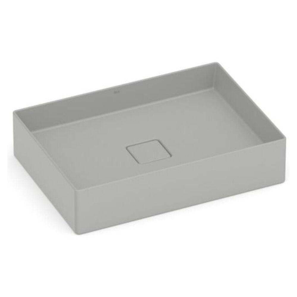 Cuba de Apoio Retangular T6 Terra 51x36cm Stone Roca