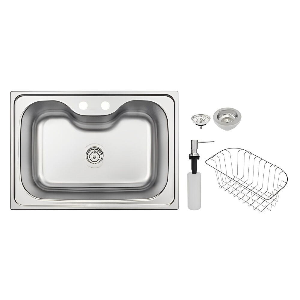 Cuba de Sobrepor Morgana 60 FX em Aço Inox Acetinado 69x49cm Tramontina