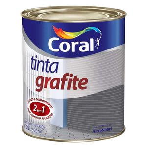 Esmalte Sintético Tinta Grafite Fosco 900ml Coral Esmalte Sintético Tinta Grafite Fosco 900ml Coral