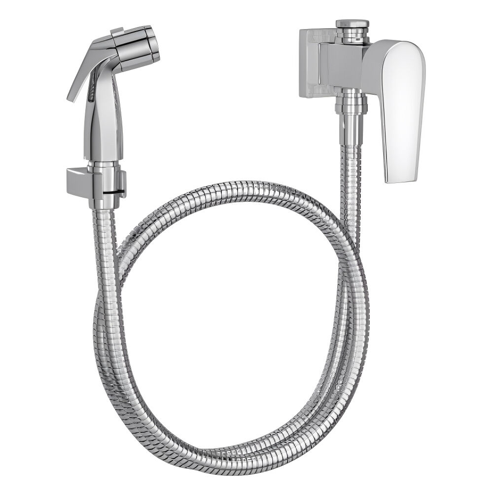 Ducha Higiênica com Registro e Derivação Level Cromado Deca