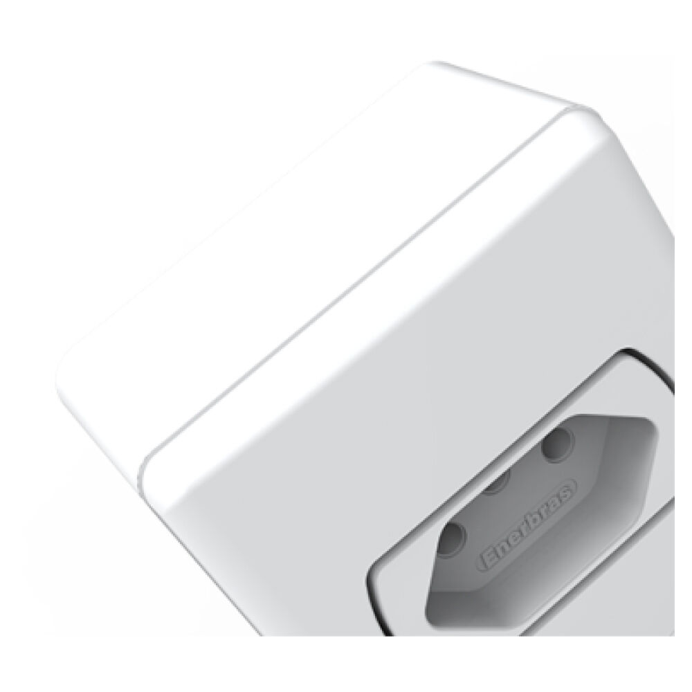 Módulo Tomada 10A/250V Neo Sottile Branco Enerbras