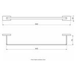 Porta Toalha de Banho Color Dom Dourado Fosco Perflex