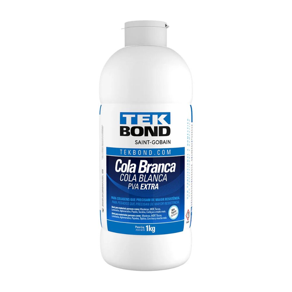 Cola Branca PVA Extra 1Kg Tekbond