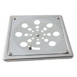 Grelha Quadrada com Caixilho 10cm Perflex