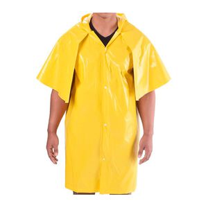 Capa de Chuva PVC Morcego Amarelo Vinilseg Capa de Chuva PVC Morcego Amarelo Vinilseg