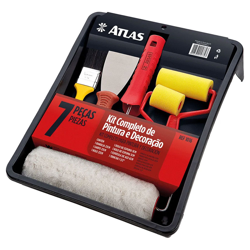 Kit para Pintura 7 peças Atlas