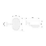 Saboneteira Thema Cromado Incepa