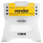 Banqueta Plástica Dobrável Branca 220mm Vonder