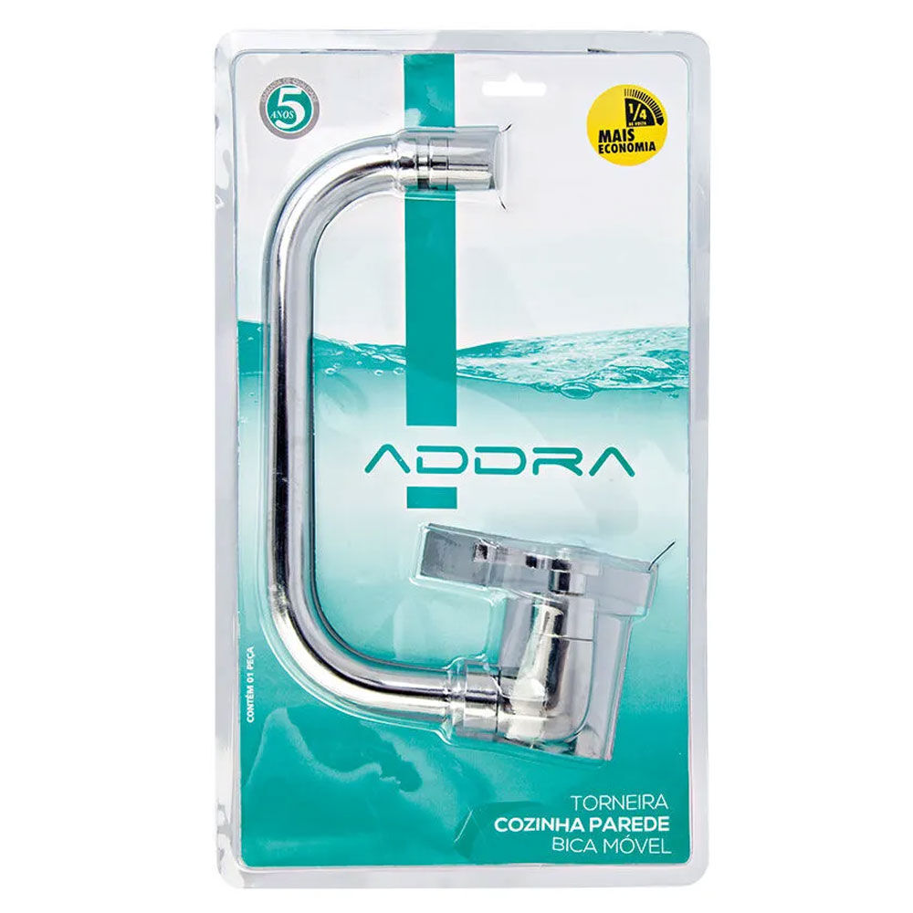 Torneira de Parede para Cozinha 1167 1/2" C55 Cromado Addra