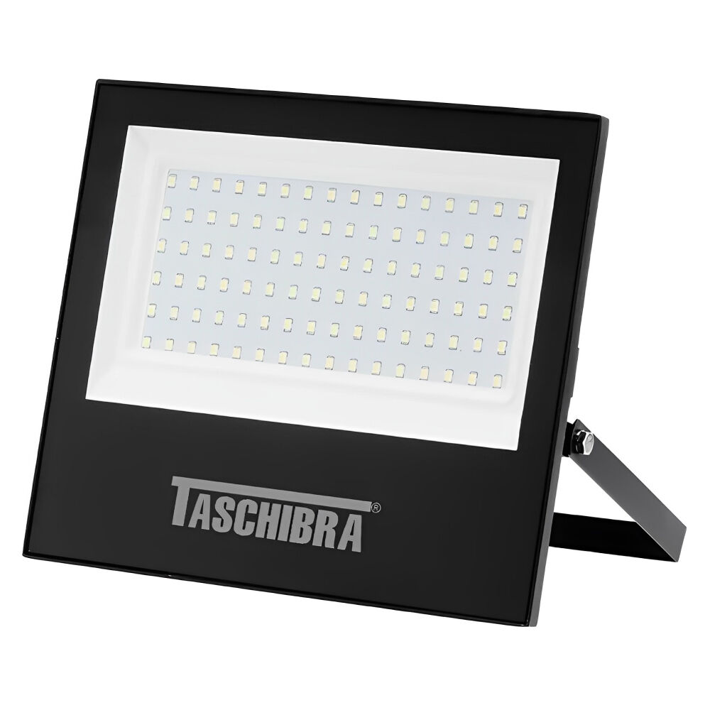 Refletor TR Led 100W 6500K Preto Taschibra