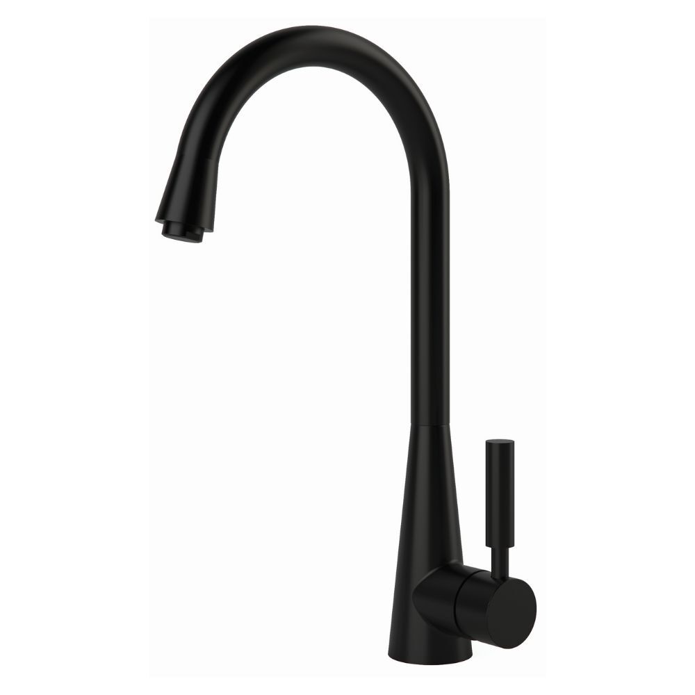 Torneira Misturador Monocomando para Cozinha Preto Fosco Color Conic Perflex