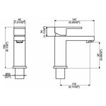 Torneira Misturador Monocomando para Banheiro Preto Fosco Color Flaunt Perflex