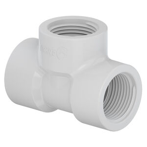 Tê Roscável PVC Branco Tigre Tê Roscável PVC Branco Tigre