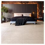 Porcelanato Polido Retificado Extra Luxor Cream 75x75cm Dora (Caixa com 1,69m²)