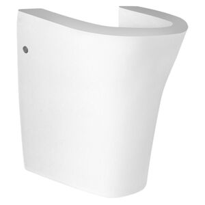 Coluna Suspensa para Lavatório Aloha e Riviera Cinza Prata Celite