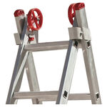 Escada Extensiva 2x8 em Alum&iacute;nio 16 Degraus Botafogo