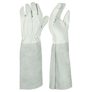 Luva Mista Raspa e Vaqueta Punho 20cm CA 36589 Plastcor