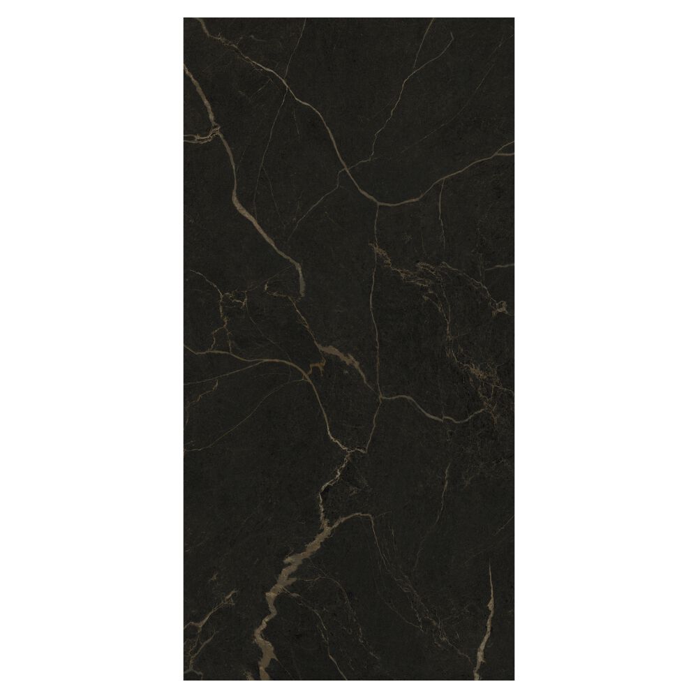 Piso Cerâmico Marmorizado Polido Borda Retificada 56x113cm 813004 Ébano Bellacer (Caixa com 2,50m²)
