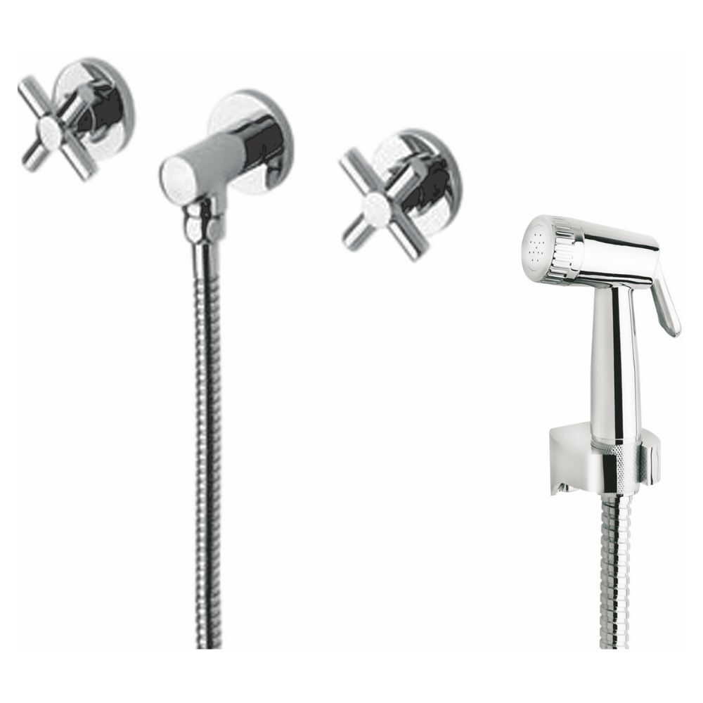 Misturador para Ducha Higiênica com Base Slim Cross Perflex
