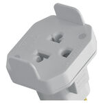 Adaptador para Tomada Bipolar 2P+T 10A/250V Fame