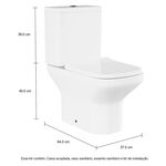 Kit Bacia com Caixa Acoplada Axis Branco Deca