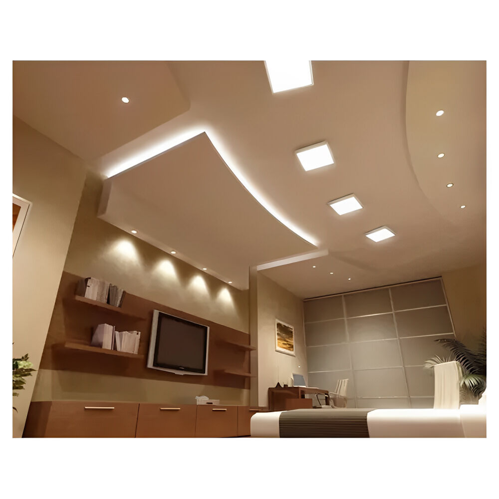 Painel Plafon LED de Embutir Quadrado 12W 6500K Bivolt Branco Avant