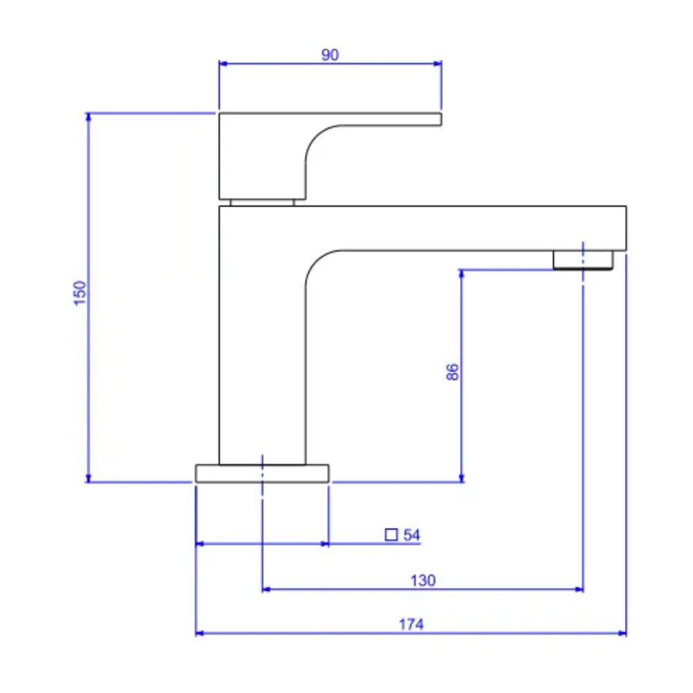 Torneira de Mesa Unic Black Matte Deca