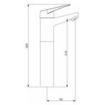 Torneira Misturador Monocomando para Banheiro alto You Perflex