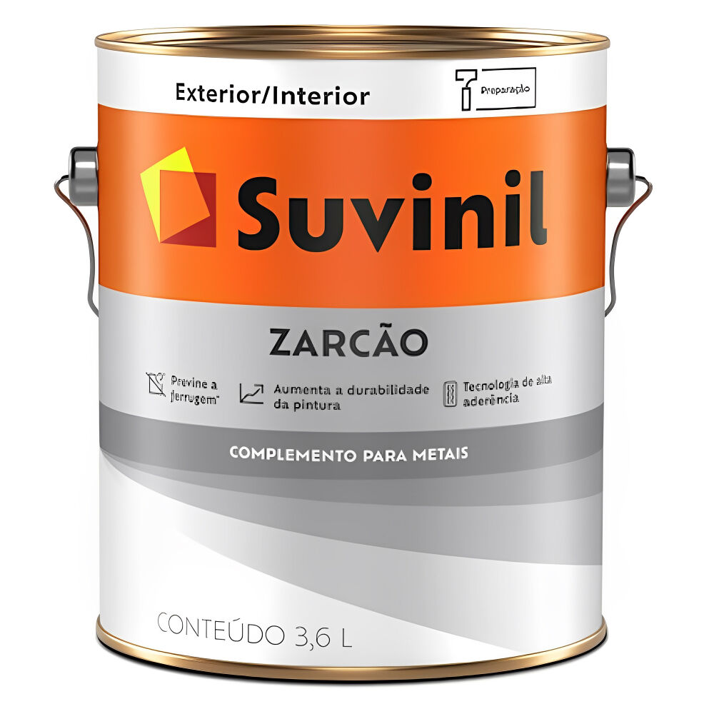 Zarcão Fundo Antiferrugem 3,6L Suvinil