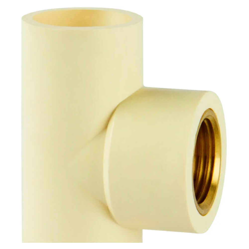 Tê de Transição Fêmea Super CPVC Flowguard Amanco