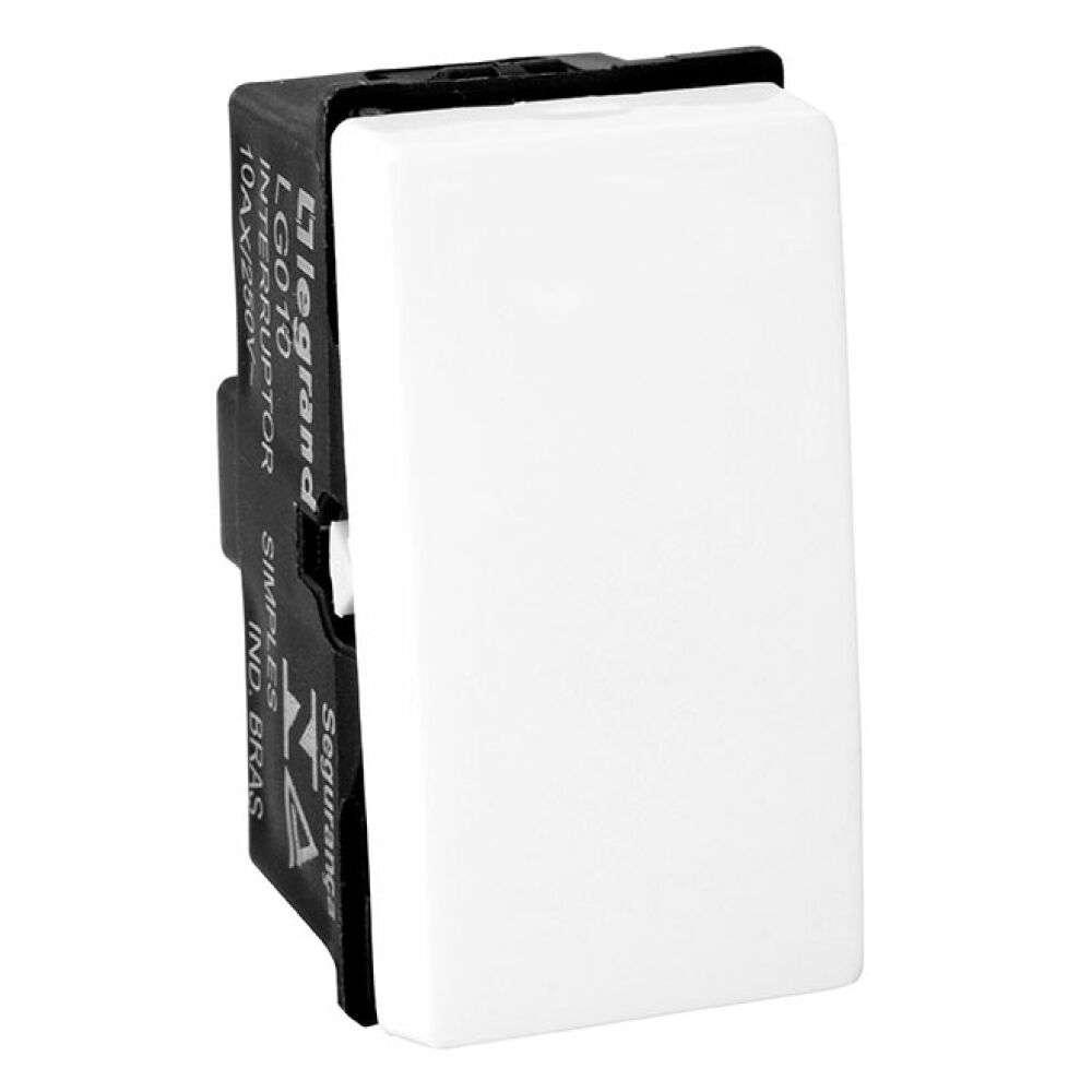 Módulo Interruptor Simples Pop 10A Branco Legrand
