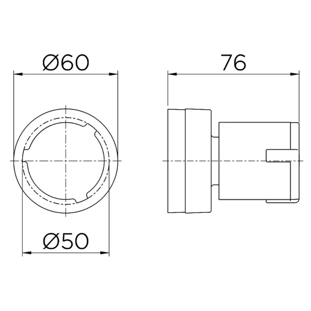 Acabamento para Registro Deca e Similares de 1/2”, 3/4" 1” Riva Docol