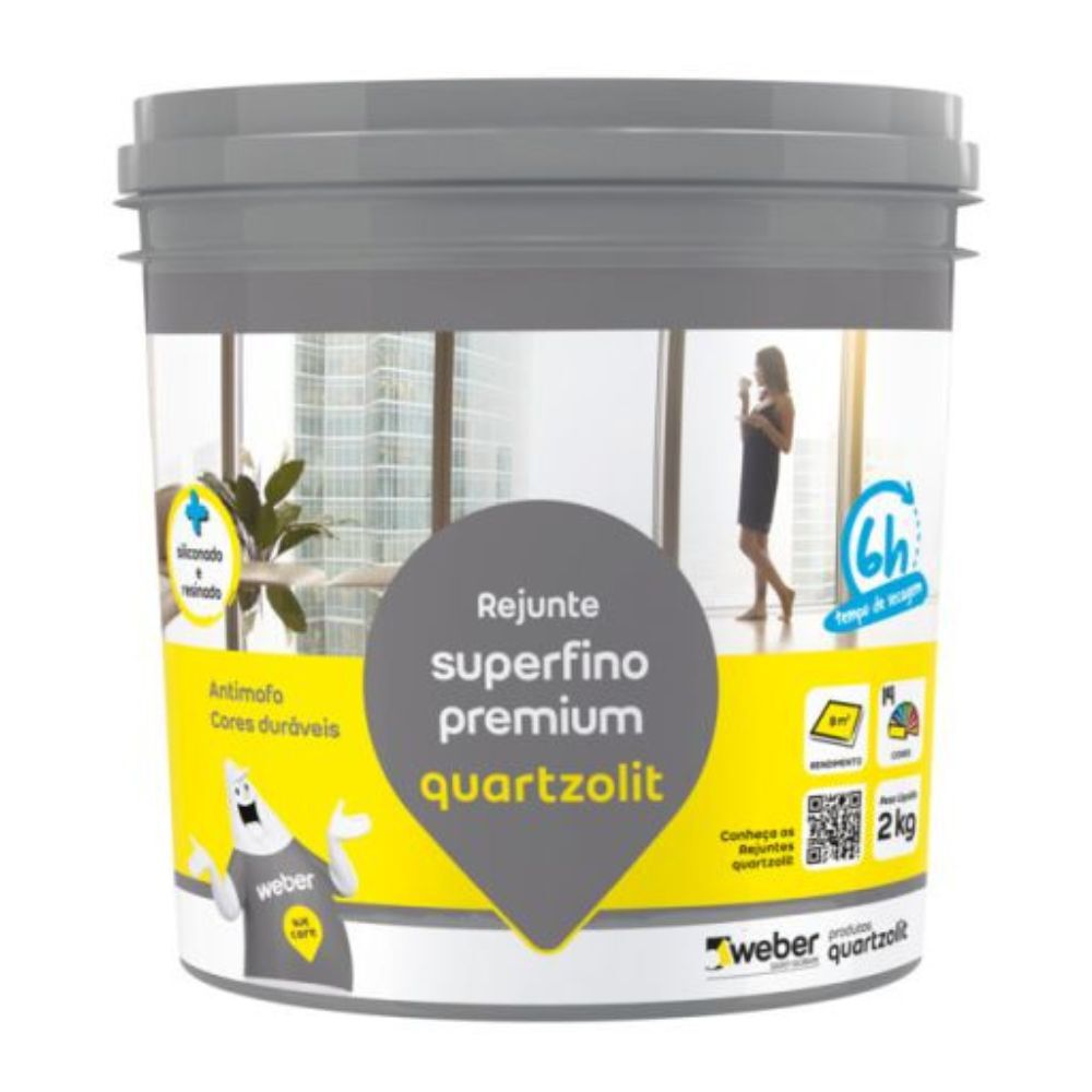 Rejunte Superfino Premium 2kg Quartzolit