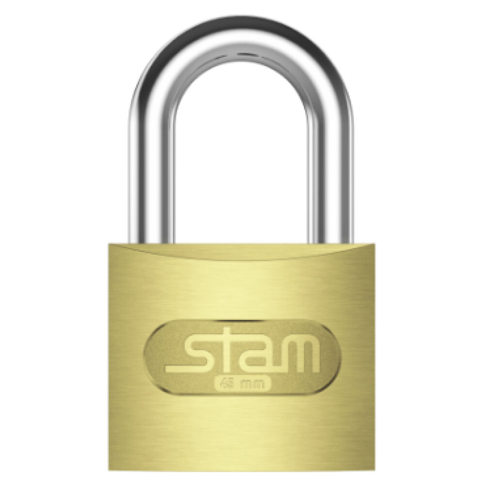 Cadeado Latonado Zamac E-Coat Stam