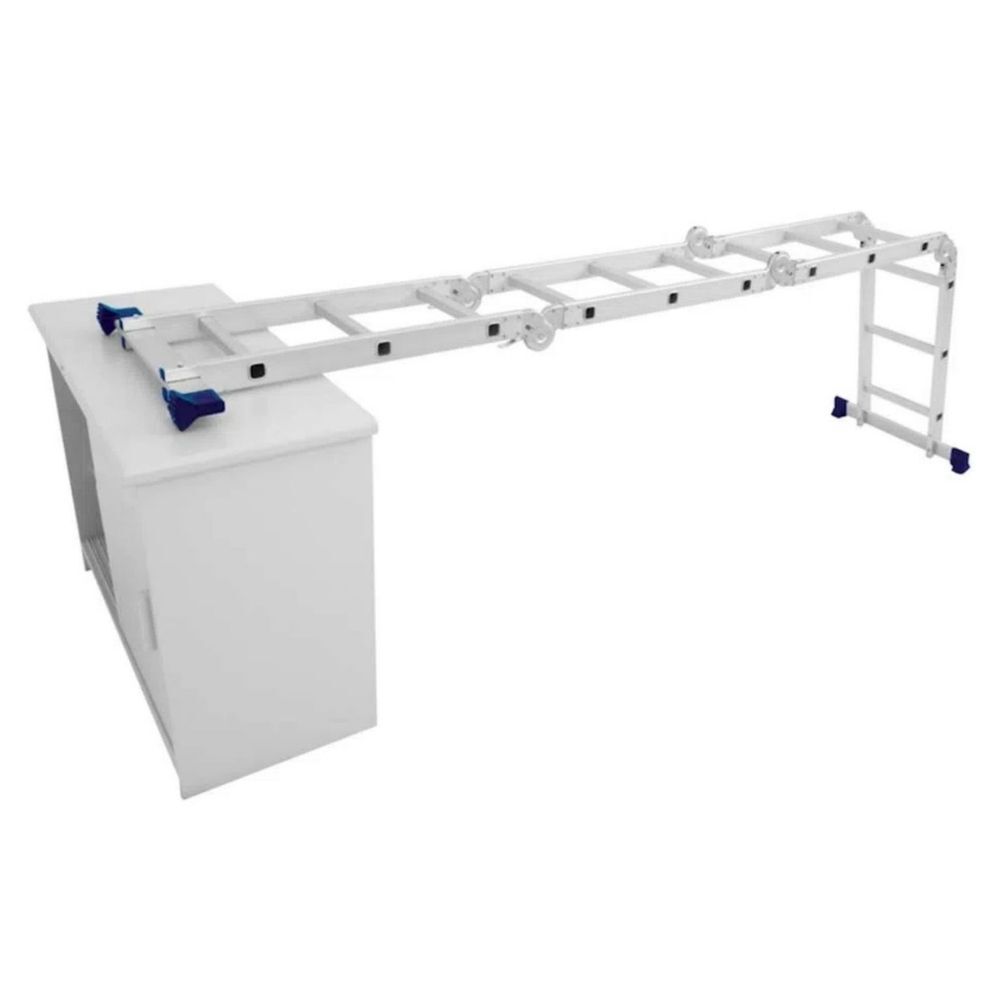 Escada Multifuncional 4x3 Alumínio 12 Degraus MOR