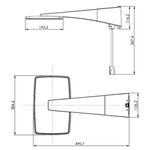 Chuveiro Eletrônico Digital Polo Híbrido 110V 5500W Branco Hydra