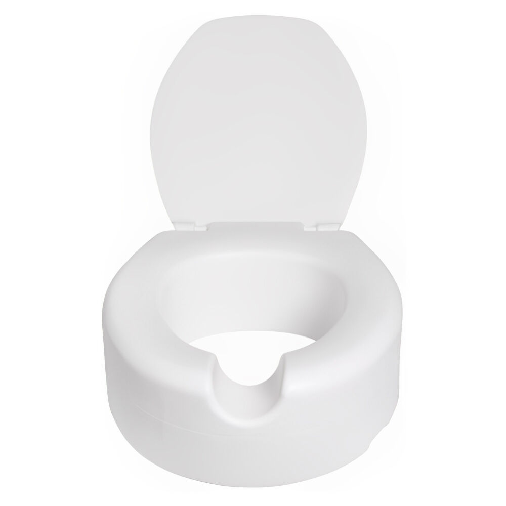 Assento Sanitário Especial Elevado 13,5cm com Tampa Branco Mebuki