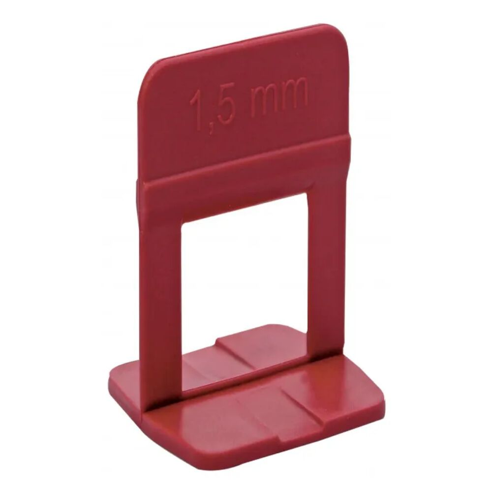 Espaçador Nivelador Slim 1,5mm Vermelho 100UN Cortag
