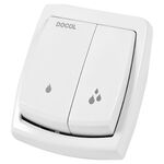 Acabamento para Válvula de Descarga Salvágua Box Gelo Polar Docol