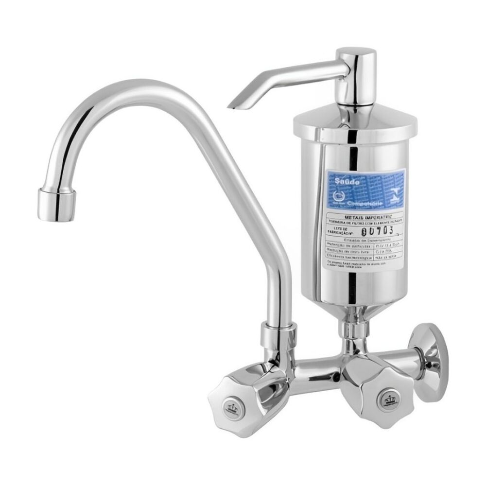 Torneira de Parede para Cozinha com Filtro Parede 18680 C50 MK Metais