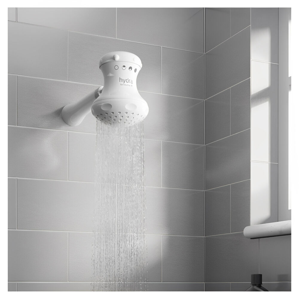 Chuveiro Elétrico Gorducha 4T 5700W 220V Branco Hydra