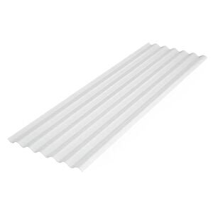 Telha Translúcida de Fibra de Vidro 244x110cm Incolor Afort