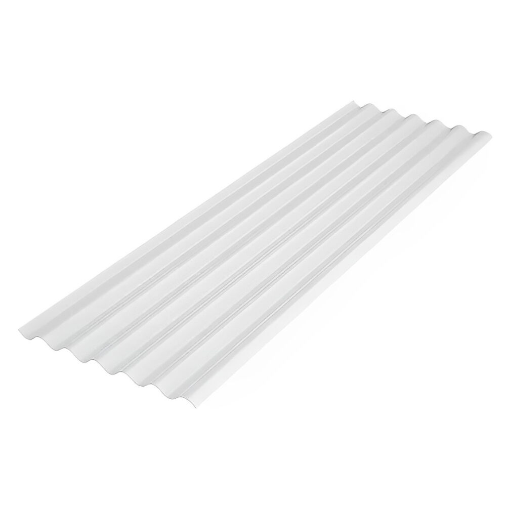 Telha Translúcida de Fibra de Vidro 244x110cm Incolor Afort