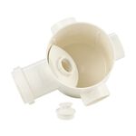 Corpo de Caixa Sifonada em PVC 100x100x50mm Branco Tigre