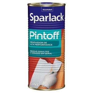 Removedor de Tintas e Vernizes Pintoff 1L Sparlack Removedor de Tintas e Vernizes Pintoff 1L Sparlack