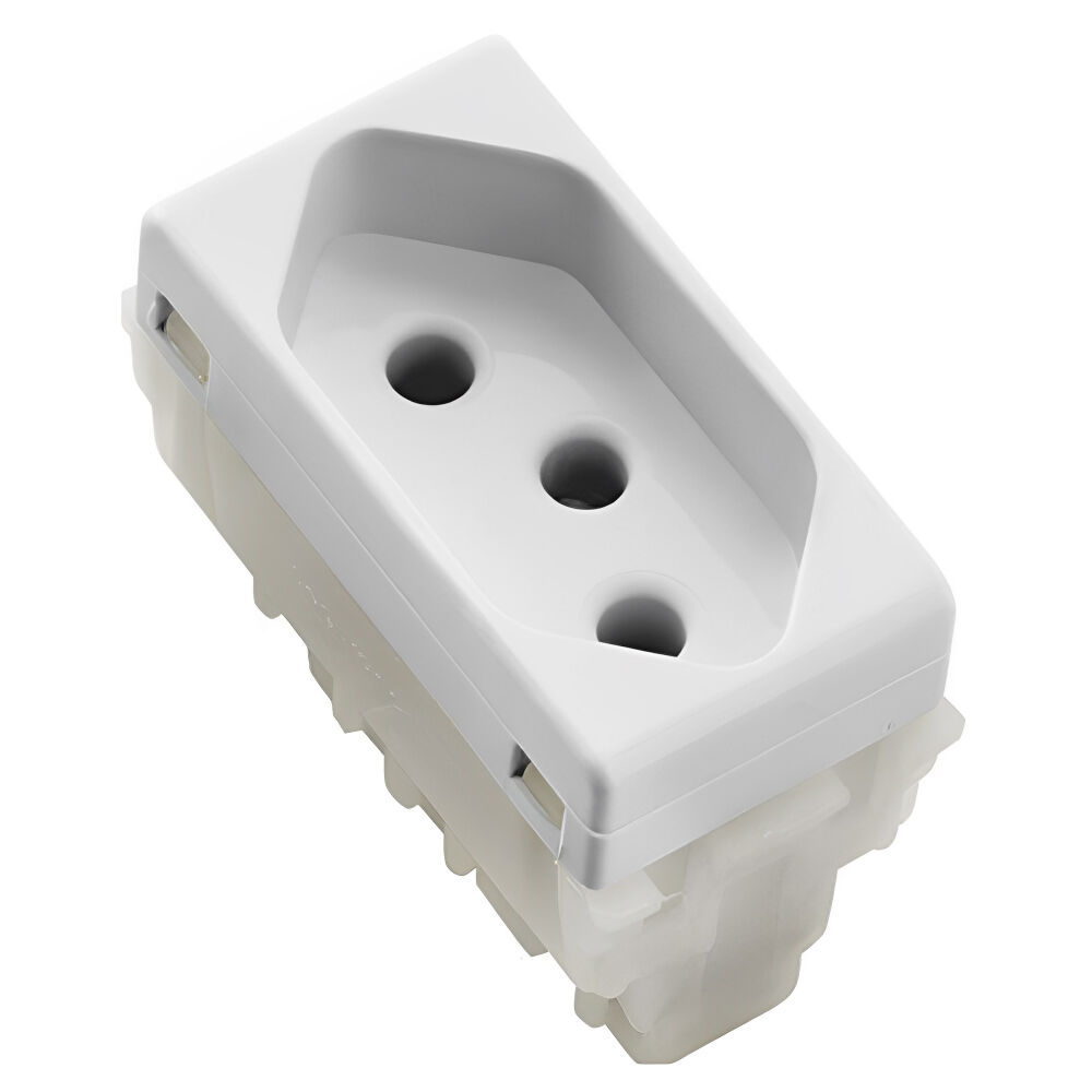 Módulo Tomada 2P+T 10A/250V Branco Tramontina
