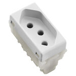 Módulo Tomada 2P+T 10A/250V Branco Tramontina